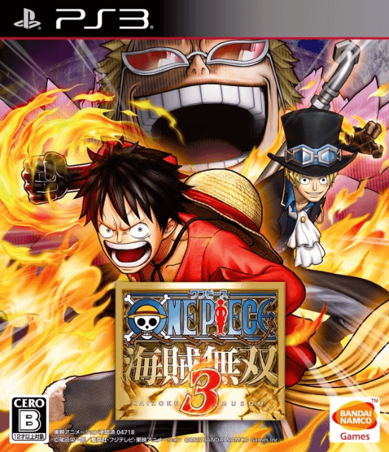 One Piece : Pirate Warriors 1 & 2 box art for Playstation 3